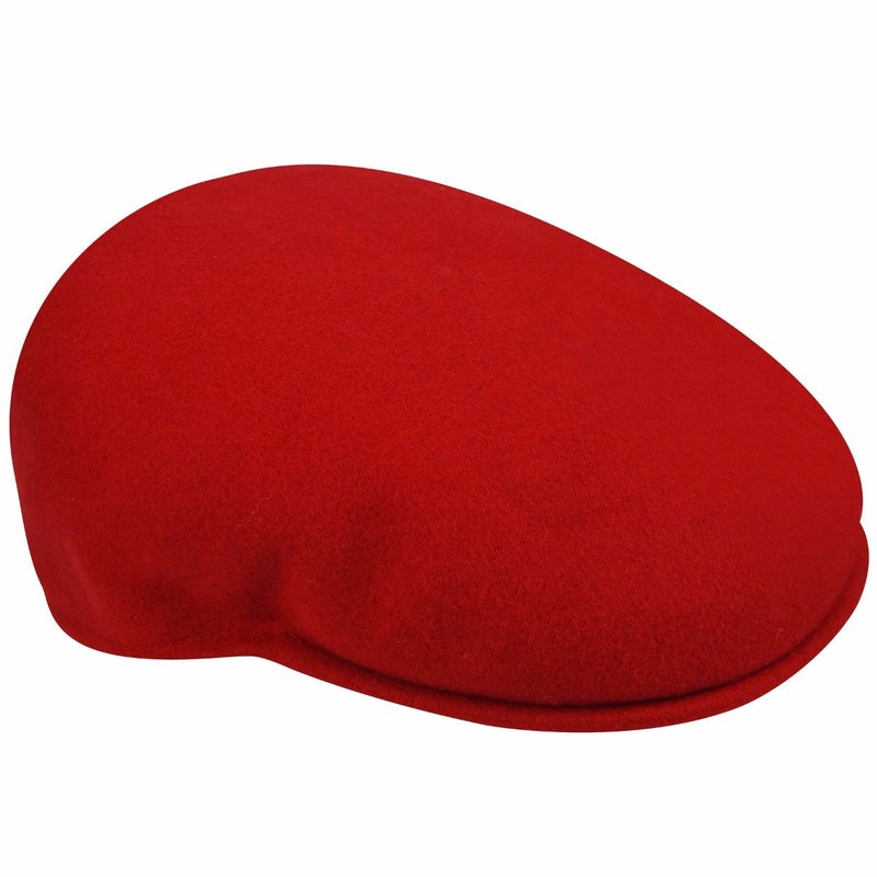 Kangol Men's Classic Wool 504 Cap, Our Most Iconic Shape, Red (X-Large) - Image 3